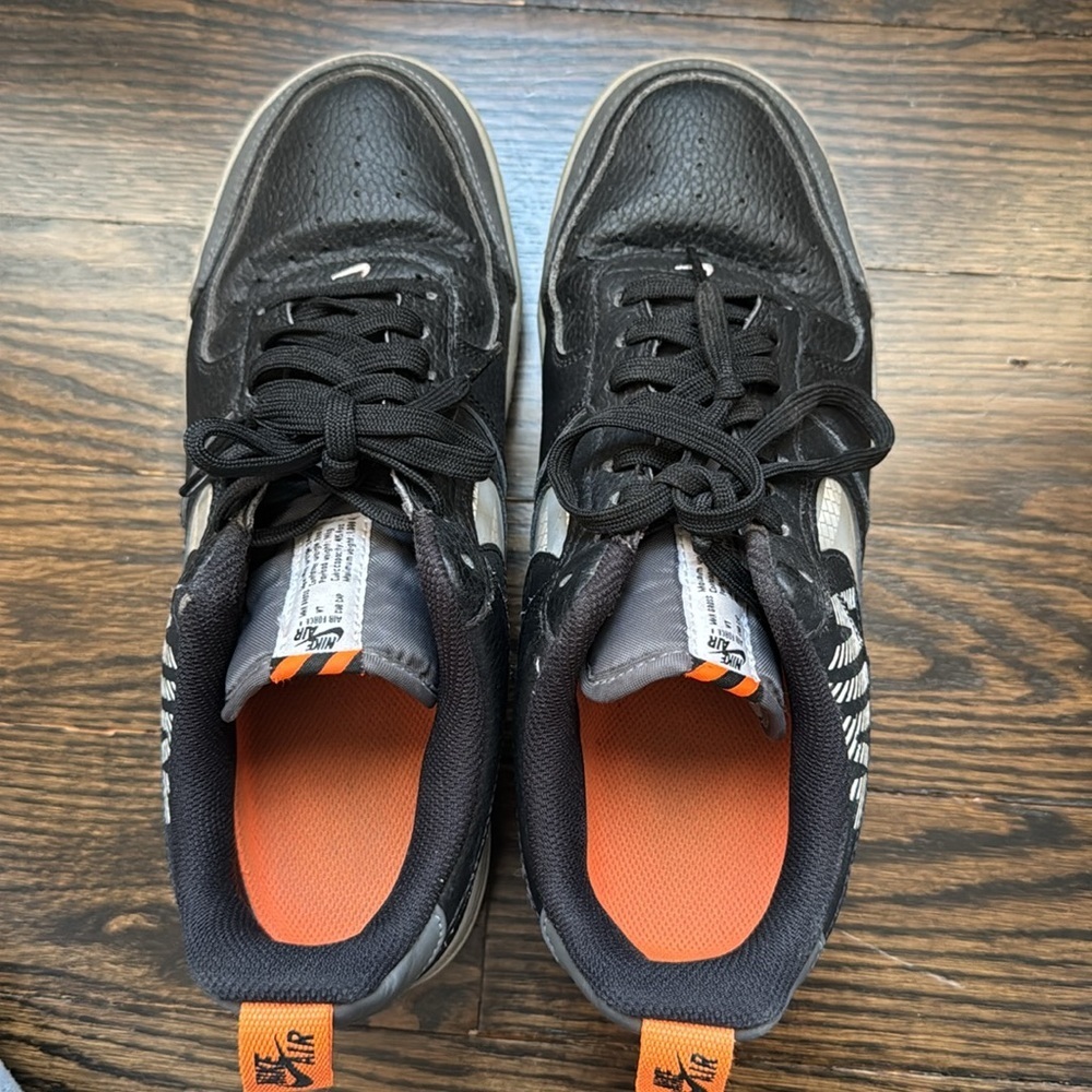 🟤 Nike Air Force 1 07 LV8 2 Black Under Construction' Men’s Size 8.5